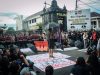 Masa Aksi Kamisan berserta mahasiswa tuntut kejelasan kasus penembakan GRO di Depan Gedung Polda Jateng