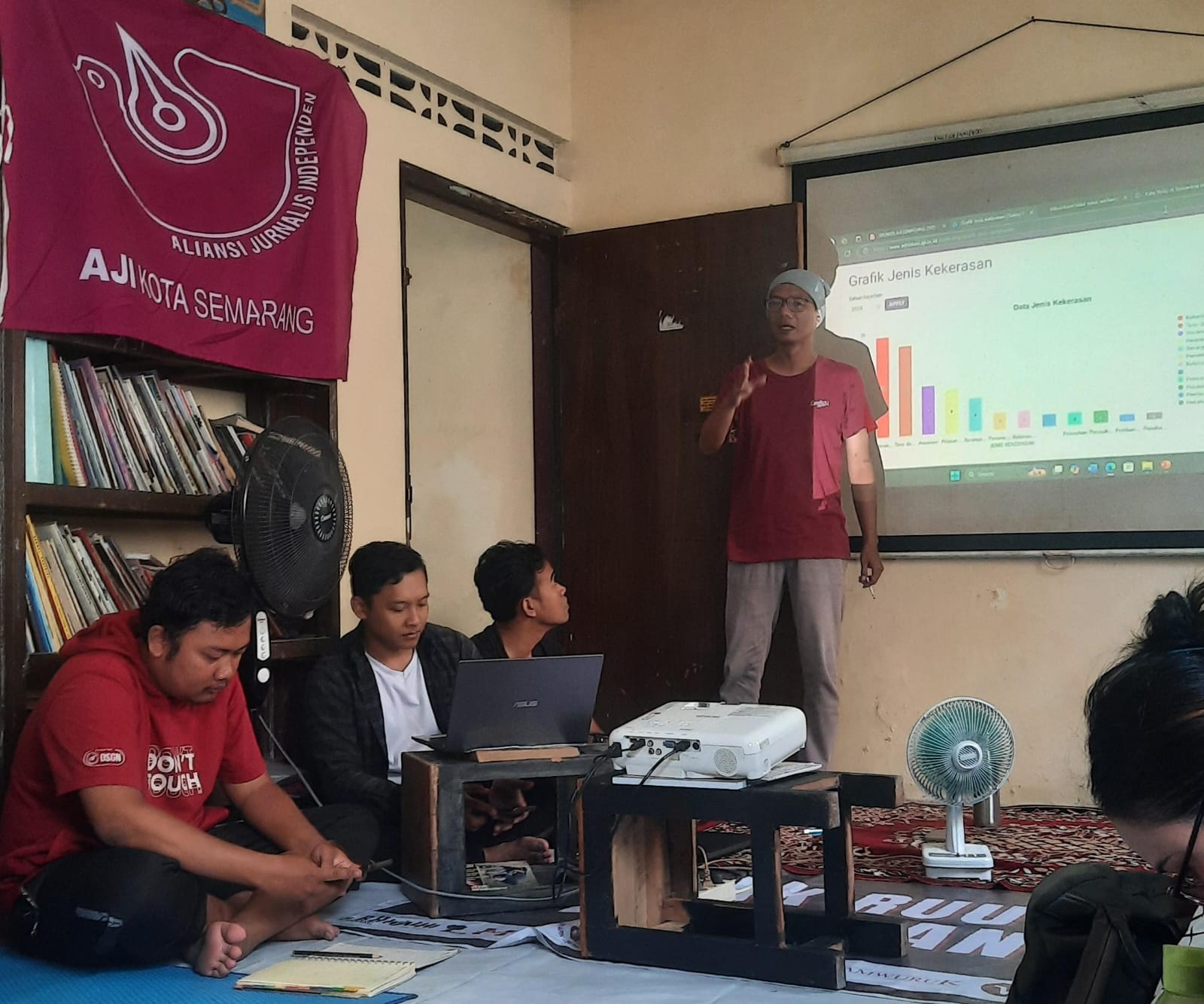 AJI Semarang Soroti Ancaman terhadap Jurnalis dalam Peringatan Hari Kebebasan Pers Sedunia (doc: Nia)