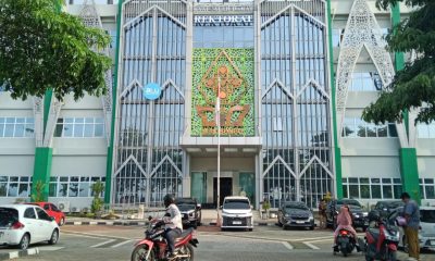 Tempat dirumuskannya SK Rektor No. 9 Tahun 2019 tentang larangan merokok: Gedung Rektorat UIN Walisongo Semarang (foto: lpmmissi.com/ Rahma)