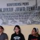 Kegiatan konferensi pers WALHI terkait krisis ekologi Jawa Tengah, Kamis (19/6/25). (foto: lpmmissi.com/ Nurul)
