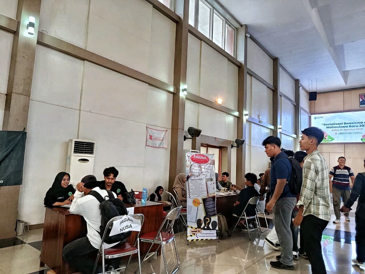 DEMA laksanakan Expo ulang UKM U di Auditorium 2 Kampus 3 UIN Walisongo Semarang, doc: lpmmissi.com/ Alya