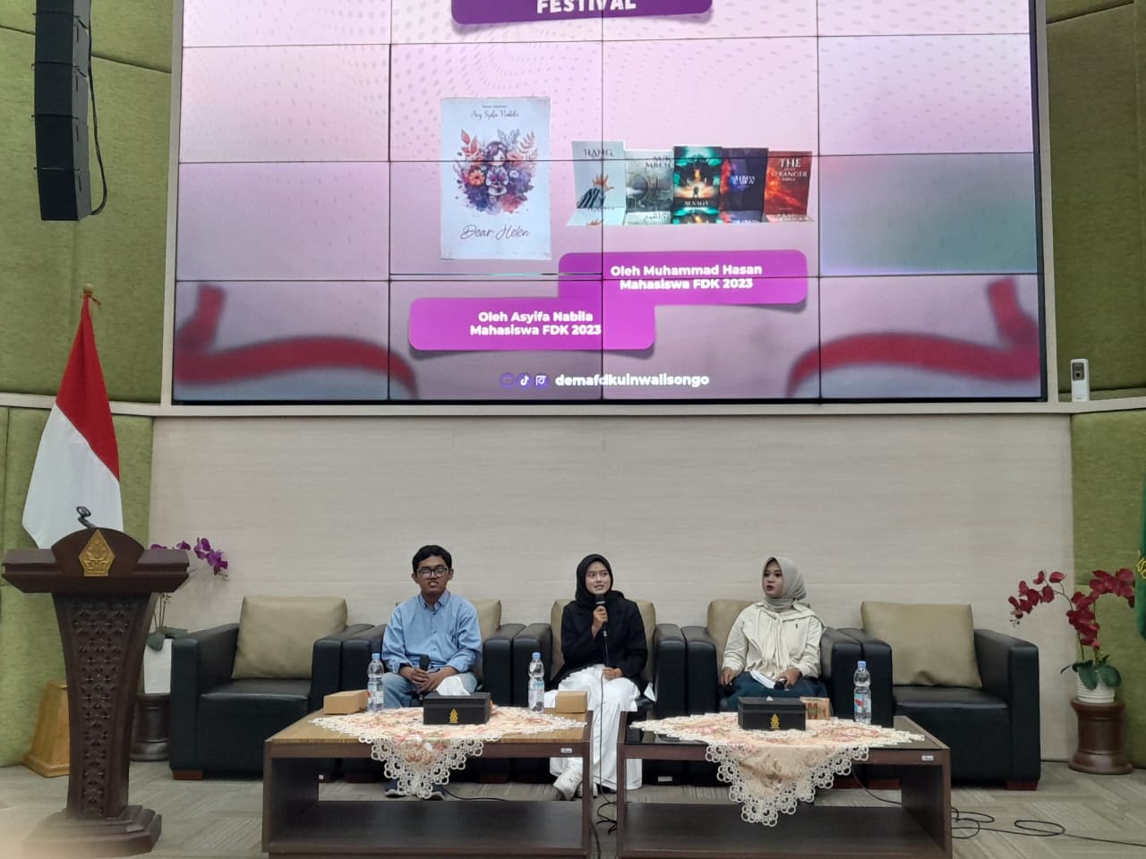 Tekankan Ketekunan, Dua Mahasiswa KPI Bagikan Tips Menulis, doc: lpmmissi.com/ Amel
