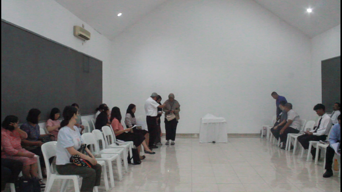 Lebih kurang 30 jemaat melaksanakan ibadah di GSJK Tlogosari, Minggu (19/10/2025). doc: lpmmissi. com/Ayu