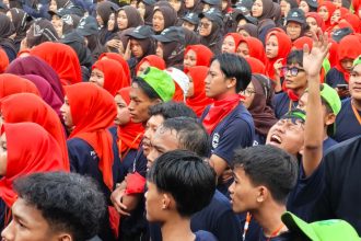 ‎Pengondisian PBAK Tak Kondusif, Salat Asar Mahasiswa Terganggu (Foto: LPMMISSI.COM/Syauqy Iqbal)