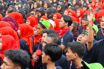 ‎Pengondisian PBAK Tak Kondusif, Salat Asar Mahasiswa Terganggu (Foto: LPMMISSI.COM/Syauqy Iqbal)